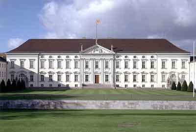 Het Duitse Presidentschap. Slot Bellevue in Berlijn